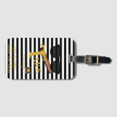 Bruidegom vrijgezellenreis afscheid bagagelabel (Voorkant (horizontaal))