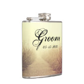 bruidegom whiskey fles zonsopgang pad wandelpad S Heupfles (Rechts)