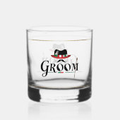 Bruidegom Whisky Glas (Achterkant)