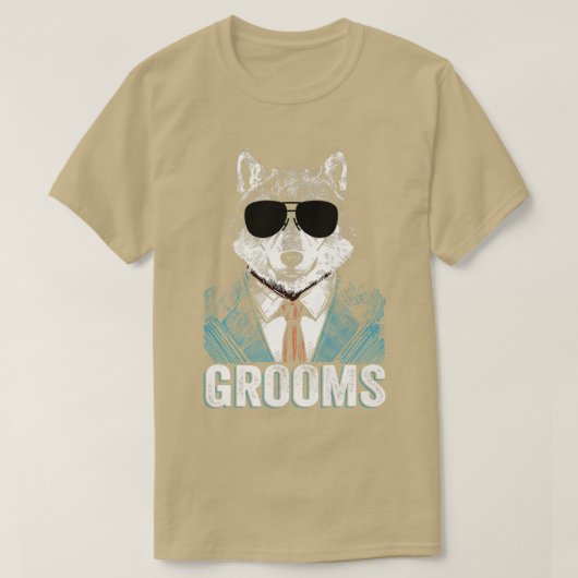 Bruidegom Wolfpack Bachelor Party Bruidsjonkers Tr T-shirt (Design voorkant)