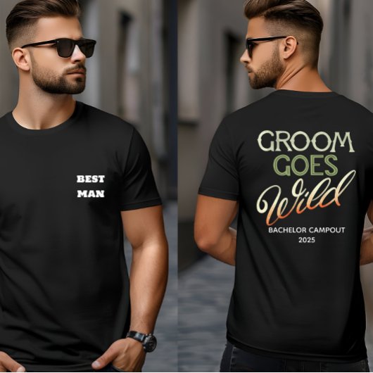 Bruidegom wordt wild Afscheid als vrijgezel T-shirt