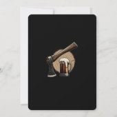 Bruidegom zijn laatste weerstand Bier Bijlwerpen V Kaart (Achterkant)