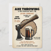 Bruidegom zijn laatste weerstand Bier Bijlwerpen V Kaart (Voorkant)