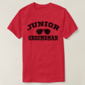 Bruidegom Zoon Bachelorfeest Junior Bruidsjonker T T-shirt (Design voorkant)