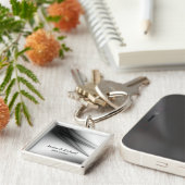 bruidegom zwart en wit aangepaste Sleutelhangers (Zijkant)