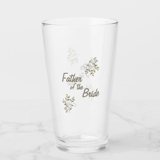 Bruidegomglas Glas (Achterkant)