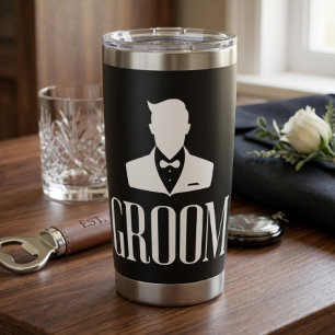Bruidegommodus geactiveerde thermische tumbler – T Geïsoleerde Drinkbeker