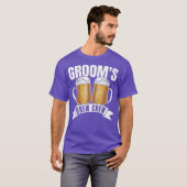 Bruidegom's Brouw Crew  Grappige Groep Bier Drinke T-shirt (Voorkant volledig)