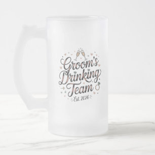 Bruidegom's Drankteam Matglas Bierpul