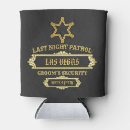 Bruidegom's Security Laatste Nacht Patrouille Blikjeskoeler