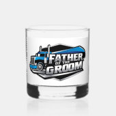 Bruidegom's vader  whisky glas (Voorkant)