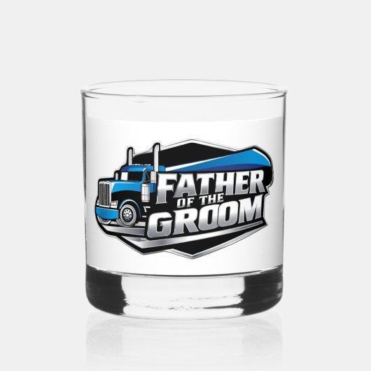 Bruidegom's vader  whisky glas (Voorkant)