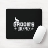 Bruidegom's Wolfpack Mannen Afscheidsparty Muismat (Met muis)