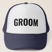 BRUIDEGOMSKAP HOOFDDEKSEL TRUCKER PET (Voorkant)