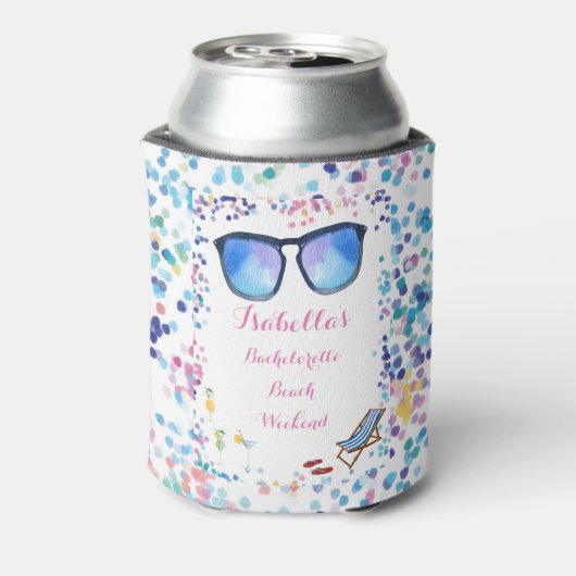 Bruiden Bachelorette Weekend Beach Party Blikjeskoeler (Blikje Achterkant)