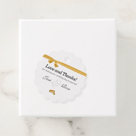 bruiden Gay bruiloft met foto dank u Bedankjes Labels (In situ)