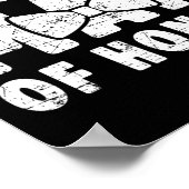 Bruiden Man van Eer bruiloft T-shirt Bachelor Bach Poster (Hoek)