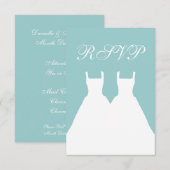 Bruiden RSVP Kaartje (Voorkant / Achterkant)