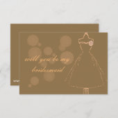 bruidmaïde Invitaties witte enveloppen inbegrepen Kaart (Voorkant / Achterkant)