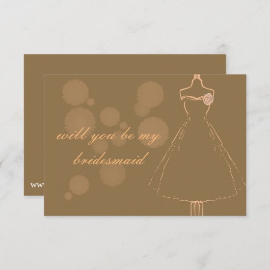 bruidmaïde Invitaties witte enveloppen inbegrepen Kaart (Voorkant / Achterkant)