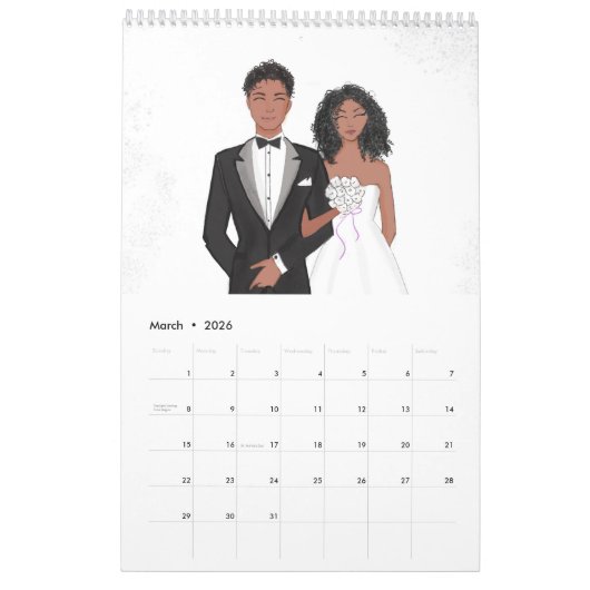 Bruids, 2024, mode, kalender (Mar 2026)