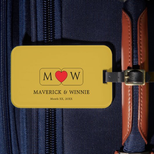 Bruids Bagagelabel Perfect voor bruiloft cadeau (Voorkant Insitu 4)