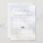 Bruids Bingo Cloud 9 Vrijgezellenfeest spel Kaart (Voorkant)