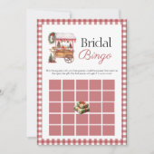 Bruids bingo Fresh off Market douche spel kaart (Voorkant)