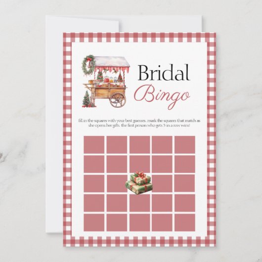 Bruids bingo Fresh off Market douche spel kaart (Voorkant)