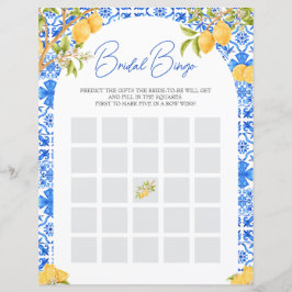 Bruids Bingo Lemon Italiaans Douche Spel Papieren 