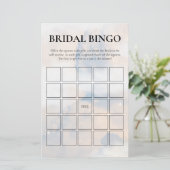 Bruids Bingo Spel Ze is op Cloud Nine (Staand voorkant)