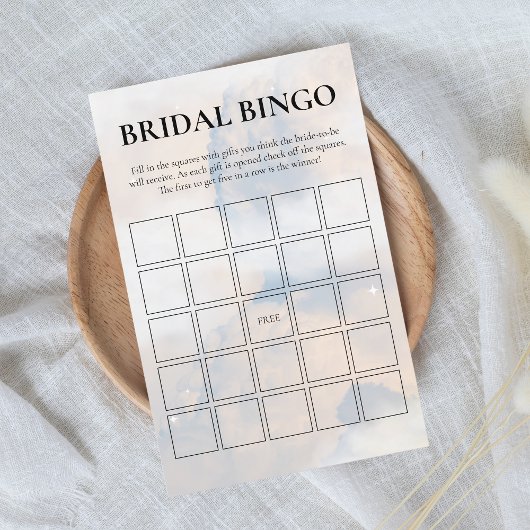 Bruids Bingo Spel Ze is op Cloud Nine
