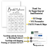 Bruids Bingo Vind het Gast Vrijgezellenfeest Spel Kaart