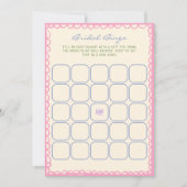 Bruids Bingo Vrijgezellenfeest Game Kaart (Voorkant)