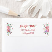 Bruids Bloem Retouradres Label (Insitu)