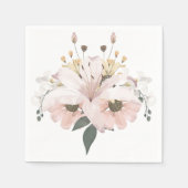 Bruids bloemen servet (Voorkant)