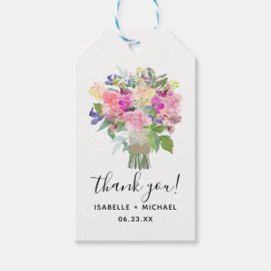 Bruids Boeket Bruiloft Favor Labels Cadeaulabel