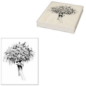  bruids boeket rubberen kunststempel rubberstempel (Gestempeld)