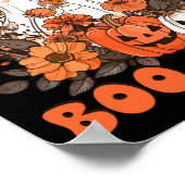 Bruids Boo Crew Bloemrijke Geest Chelorette Trouw  Poster (Hoek)