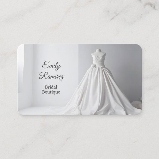 Bruids Boutique bruiloft stylist Visitekaartje (Voorkant)