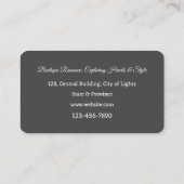 Bruids Boutique bruiloft stylist Visitekaartje (Achterkant)