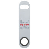 Bruids & Bruiloft 5 Hart Beste Vrouw Speed Flessenopener (Voorkant)