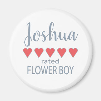 Bruids & Bruiloft 5 Hart Bloem Jongen Magneet