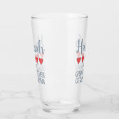 Bruids & Bruiloft 5 Hart Grootmoeder o bruidegom Glas (Links)