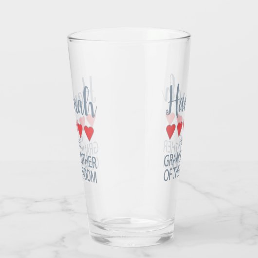 Bruids & Bruiloft 5 Hart Grootmoeder o bruidegom Glas (Rechts)