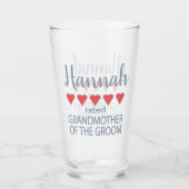 Bruids & Bruiloft 5 Hart Grootmoeder o bruidegom Glas (Voorkant)