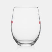 Bruids & Bruiloft 5 Hart Moeder van de Bruid Wijnglas Zonder Voet (Rechts)