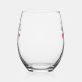 Bruids & Bruiloft 5 Hart Moeder van de Bruid Wijnglas Zonder Voet (Links)