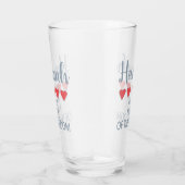 Bruids & Bruiloft 5 Hart Nicht van bruidegom Glas (Rechts)