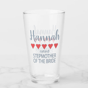 Bruids & Bruiloft 5 Hart Stepmother of Bride Glas
